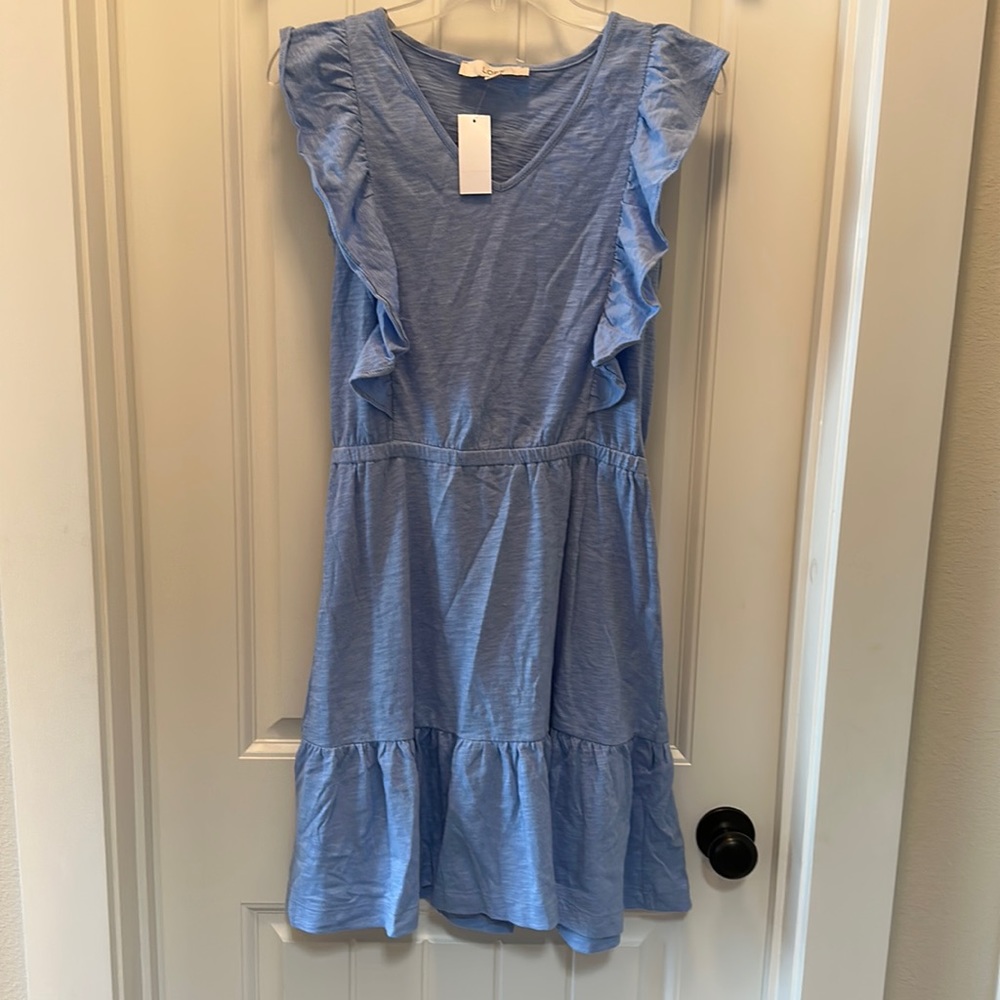NWT loft ruffle dress